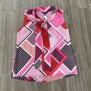 Pink Tommy Hilfiger Palm Beach Tank Top Career Professional